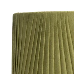 Raye Olive Drum Pleated Silk Shade - 30cm -Sandtex Shop 13139397 7284900555579203