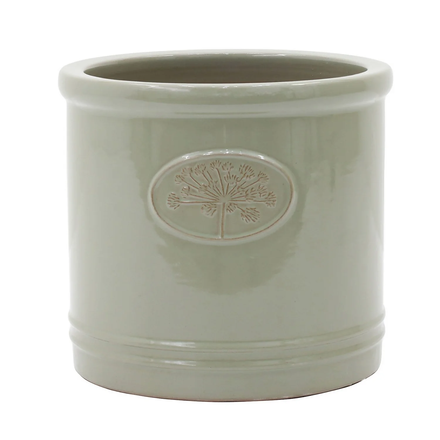 Country Living Heritage Sage Cylinder Pot - 24cm 3 Country Living Heritage Sage Cylinder Pot - 24cm