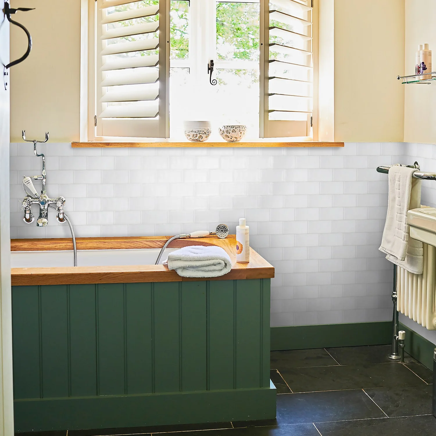 Country Living Artisan Winter Sky Ceramic Wall Tile 75 X 150mm - 0.5sqm Pack 3 Country Living Artisan Winter Sky Ceramic Wall Tile 75 X 150mm - 0.5sqm Pack