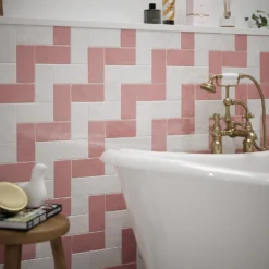 Country Living Artisan Antique White Ceramic Wall Tile 75 X 150mm - 0.5sqm Pack -Sandtex Shop 13220552 1904909608355245