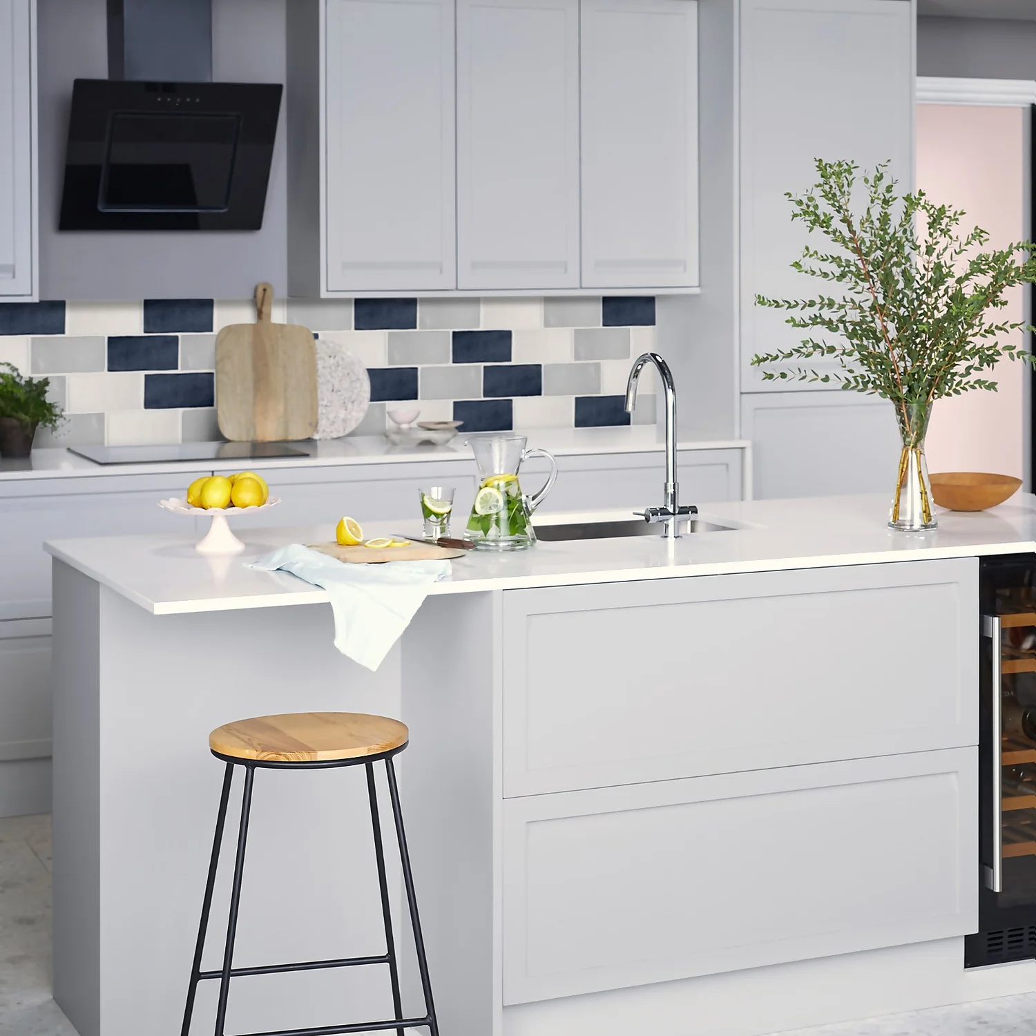 Country Living Artisan Whisper Grey Ceramic Wall Tile 75 X 150mm - 0.5sqm Pack 7 Country Living Artisan Whisper Grey Ceramic Wall Tile 75 X 150mm - 0.5sqm Pack - Image 5