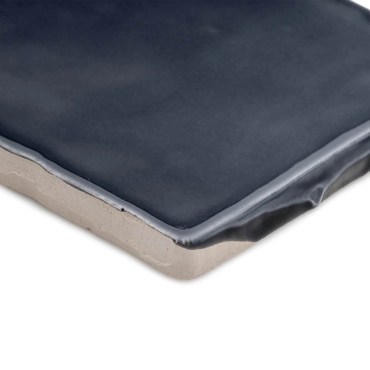 Country Living Artisan French Navy Ceramic Wall Tile 75 X 150mm - 0.5sqm Pack 6 Country Living Artisan French Navy Ceramic Wall Tile 75 X 150mm - 0.5sqm Pack - Image 4