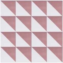 House Beautiful Cube Blush Porcelain Wall & Floor Tile 200 X 200mm - 0.52sqm Pack -Sandtex Shop 13220593 1404915382670840