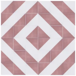 House Beautiful Cube Blush Porcelain Wall & Floor Tile 200 X 200mm - 0.52sqm Pack -Sandtex Shop 13220593 1574915382801700