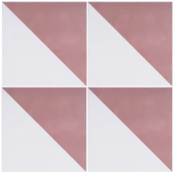 House Beautiful Cube Blush Porcelain Wall & Floor Tile 200 X 200mm - 0.52sqm Pack -Sandtex Shop 13220593 1954915382607435