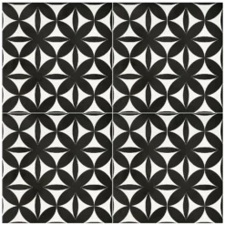 Fiore Eclipse Grey Porcelain Wall & Floor Tile 200 X 200mm - 0.52sqm Pack -Sandtex Shop 13220598 1364916348899719