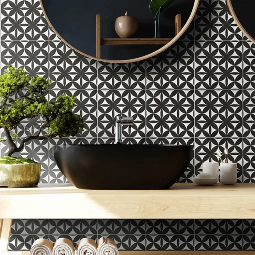 Fiore Eclipse Grey Porcelain Wall & Floor Tile 200 X 200mm - 0.52sqm Pack 7 Fiore Eclipse Grey Porcelain Wall & Floor Tile 200 X 200mm - 0.52sqm Pack -Sandtex Shop 13220598 1404924678135521