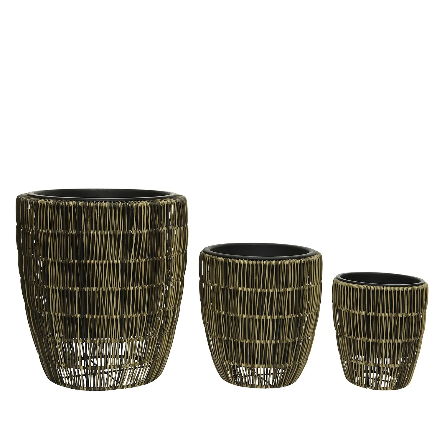 Kate Round Rattan Planter - Medium 3 Kate Round Rattan Planter - Medium