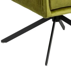 Pia Pleat Swivel Chair - Olive -Sandtex Shop 13222763 1174940701770939