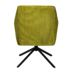 Pia Pleat Swivel Chair - Olive -Sandtex Shop 13222763 1234940701625556