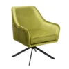 Pia Pleat Swivel Chair - Olive -Sandtex Shop 13222763 1744940701464936