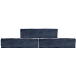 Country Living Artisan French Navy Ceramic Wall Tile 75 X 300mm - 0.5sqm Pack -Sandtex Shop 13433210 2544916403897753