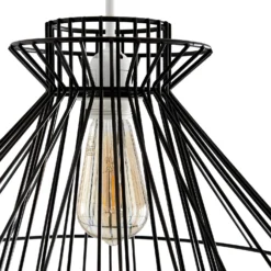 Dalston Wire Easy Fit Light Shade - Black -Sandtex Shop 13453792 1574915323304872