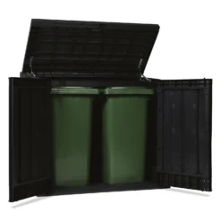 Toomax Stora Way Plus XL 1270L Garden Storage Box - Anthracite -Sandtex Shop 13456931 1974943598423405