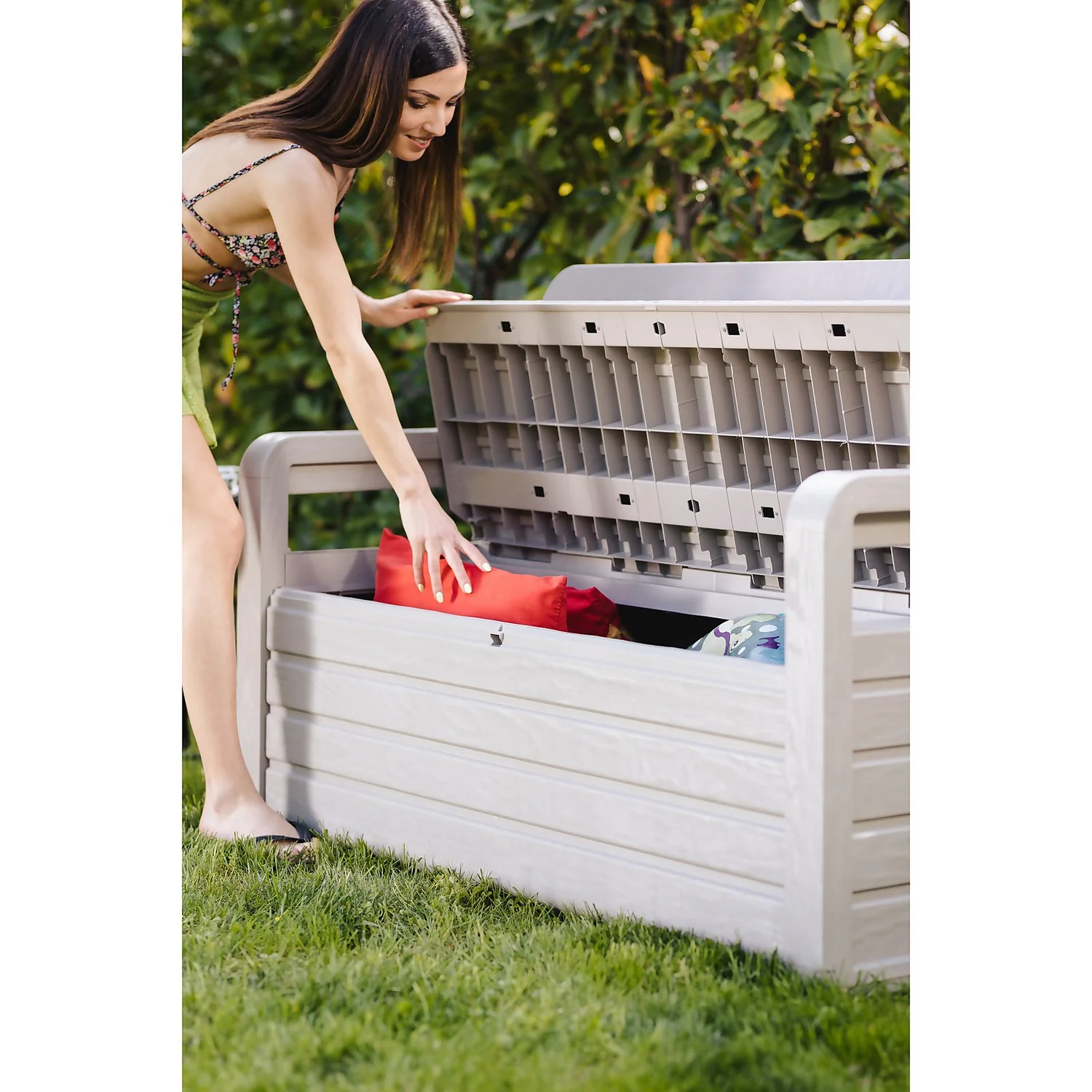 Toomax Forever Spring Bench - Warm Grey 7 Toomax Forever Spring Bench - Warm Grey - Image 5