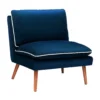 Pippa Pillow Accent Chair - Blue -Sandtex Shop 13514417 1954997229771117