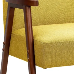 Alex Mid Century Armchair - Ochre -Sandtex Shop 13514419 7044963831726281