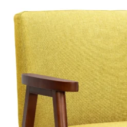 Alex Mid Century Armchair - Ochre -Sandtex Shop 13514419 9334963831694997