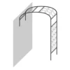 Agriframes Wall Arch - (H)2.1 X (W)1.2 X (D)0.45 M - Black -Sandtex Shop 13526223 1284936305338427