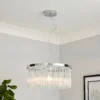 Highgate Single Tier Pendant Light - Chrome -Sandtex Shop 13529598 3174945396033896