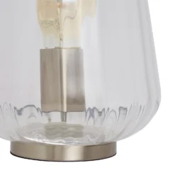 Adore Glass Table Lamp - Clear -Sandtex Shop 13529637 1674945396896315
