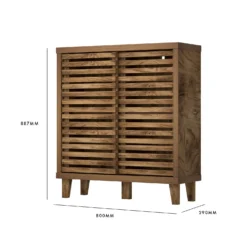 Erik Slatted Petite Sideboard -Sandtex Shop 13642846 6444967648296101