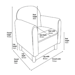 Barry Boucle Armchair - Cream -Sandtex Shop 13644170 1375018742914622