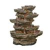 Stylish Fountain Red Rock Springs Water Feature With LEDs -Sandtex Shop 13846066 8464962027767583