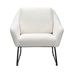 Evelyn Metal Frame Chair - Boucle -Sandtex Shop 13863937 1374978553698266