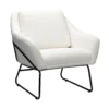 Evelyn Metal Frame Chair - Boucle -Sandtex Shop 13863937 9754978553653146