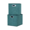 Clever Cube Fabric Insert - Set Of 2 - Jade Green 1 Clever Cube Fabric Insert - Set Of 2 - Jade Green -Sandtex Shop 13911395 2124981912809501