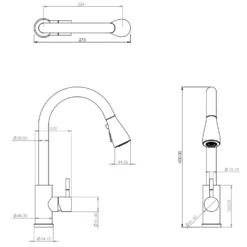 Leonie Pull And Spray Tap - Chrome 9 Leonie Pull And Spray Tap - Chrome -Sandtex Shop 13929189 1834998572077881