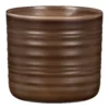 Scheurich Ripple Brown Indoor Pot - 17cm -Sandtex Shop 13953254 9044987119704457