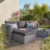Alexandria Rattan Effect Garden Corner Sofa Set - Ash Grey 1 Alexandria Rattan Effect Garden Corner Sofa Set - Ash Grey -Sandtex Shop 13971225 1525022704323659