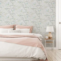 Sublime Japan Grey And Blue Wallpaper -Sandtex Shop 13991818 1885003725851432