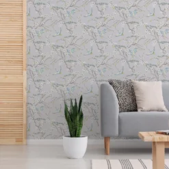 Sublime Japan Grey And Blue Wallpaper -Sandtex Shop 13991818 1885003725938426