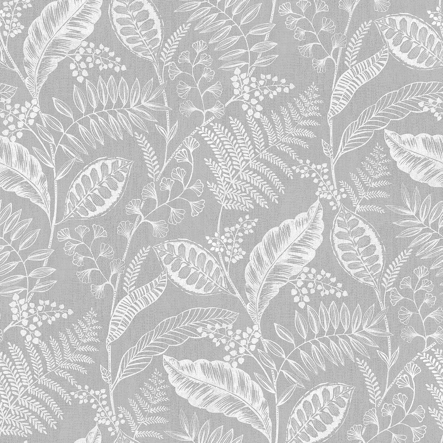 Fresco Artisan Leaf Grey Wallpaper 3 Fresco Artisan Leaf Grey Wallpaper