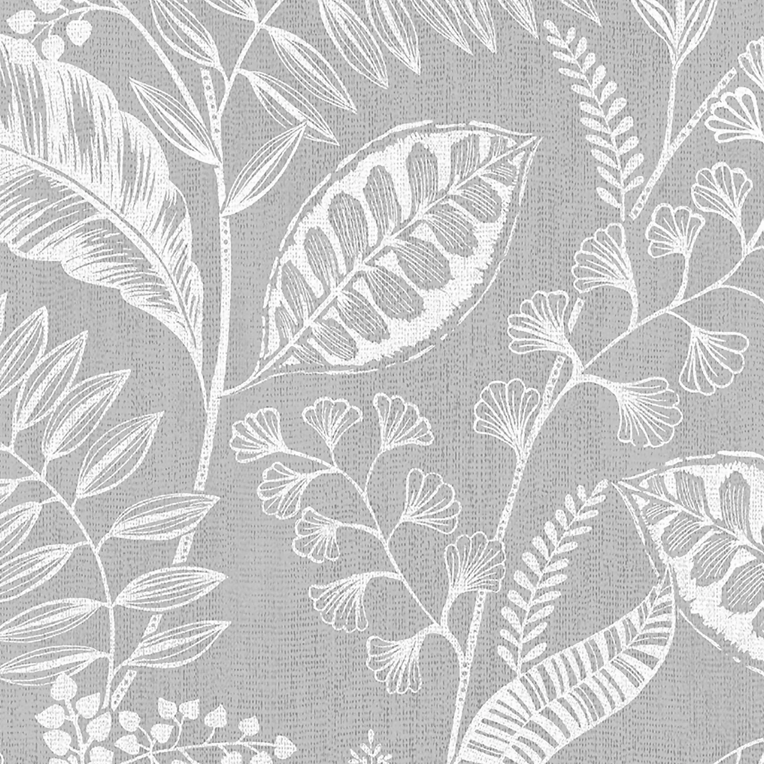 Fresco Artisan Leaf Grey Wallpaper 4 Fresco Artisan Leaf Grey Wallpaper - Image 2
