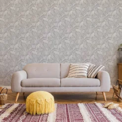 Fresco Artisan Leaf Grey Wallpaper 8 Fresco Artisan Leaf Grey Wallpaper -Sandtex Shop 13991879 5245003723099943