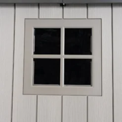 Lifetime 7x7ft Outdoor Storage Shed - Rough-Cut Grey -Sandtex Shop 13997403 9135000055053532