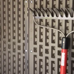 LIFETIME 1500L Vertical Storage Shed - Rough-Cut Brown -Sandtex Shop 13997404 1014999835642952