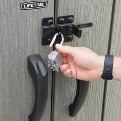 LIFETIME 1500L Vertical Storage Shed - Rough-Cut Brown -Sandtex Shop 13997404 4774999835592939