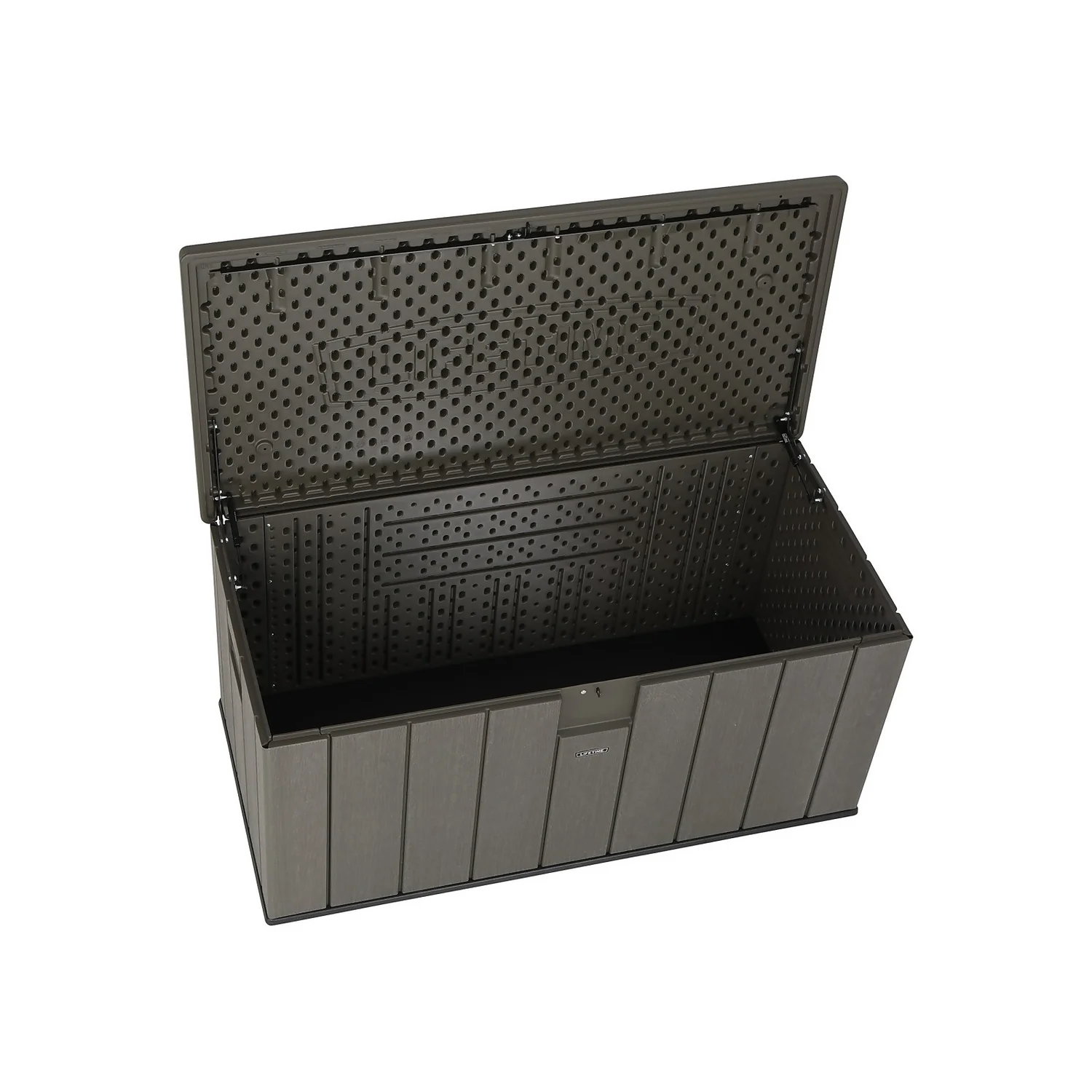 LIFETIME 568L Outdoor Storage Deck Box - Rough-Cut Brown 11 LIFETIME 568L Outdoor Storage Deck Box - Rough-Cut Brown - Image 9