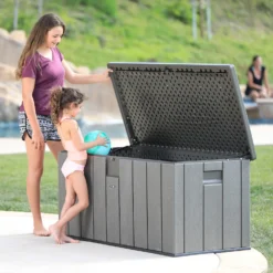 LIFETIME 568L Outdoor Storage Deck Box - Rough-Cut Brown 12 LIFETIME 568L Outdoor Storage Deck Box - Rough-Cut Brown -Sandtex Shop 13997406 4594999835252322