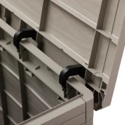 Toomax Garden Storage Box 160L - Warm Grey -Sandtex Shop 13997480 1165004537251268