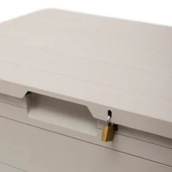 Toomax Garden Storage Box 160L - Warm Grey -Sandtex Shop 13997480 2055004537198711