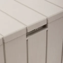 Toomax Bravo Garden Storage Box 270L - Warm Grey -Sandtex Shop 13997481 1495004537193128