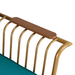 Omari Metal Garden Sofa Set - Teal & Gold -Sandtex Shop 14005703 1125022638254731