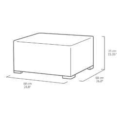 Keter California 2 Seater Outdoor Balcony Deluxe Garden Furniture Set - Graphite With Grey Cushions 17 Keter California 2 Seater Outdoor Balcony Deluxe Garden Furniture Set - Graphite With Grey Cushions -Sandtex Shop 14539592 1195041802452545